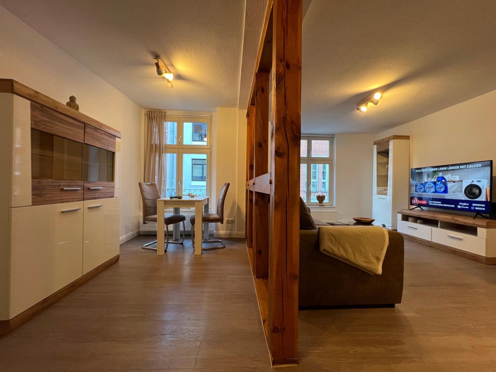 Ferienwohnung Hansezauber In Staedtische Bestlage Stralsund Esterno foto